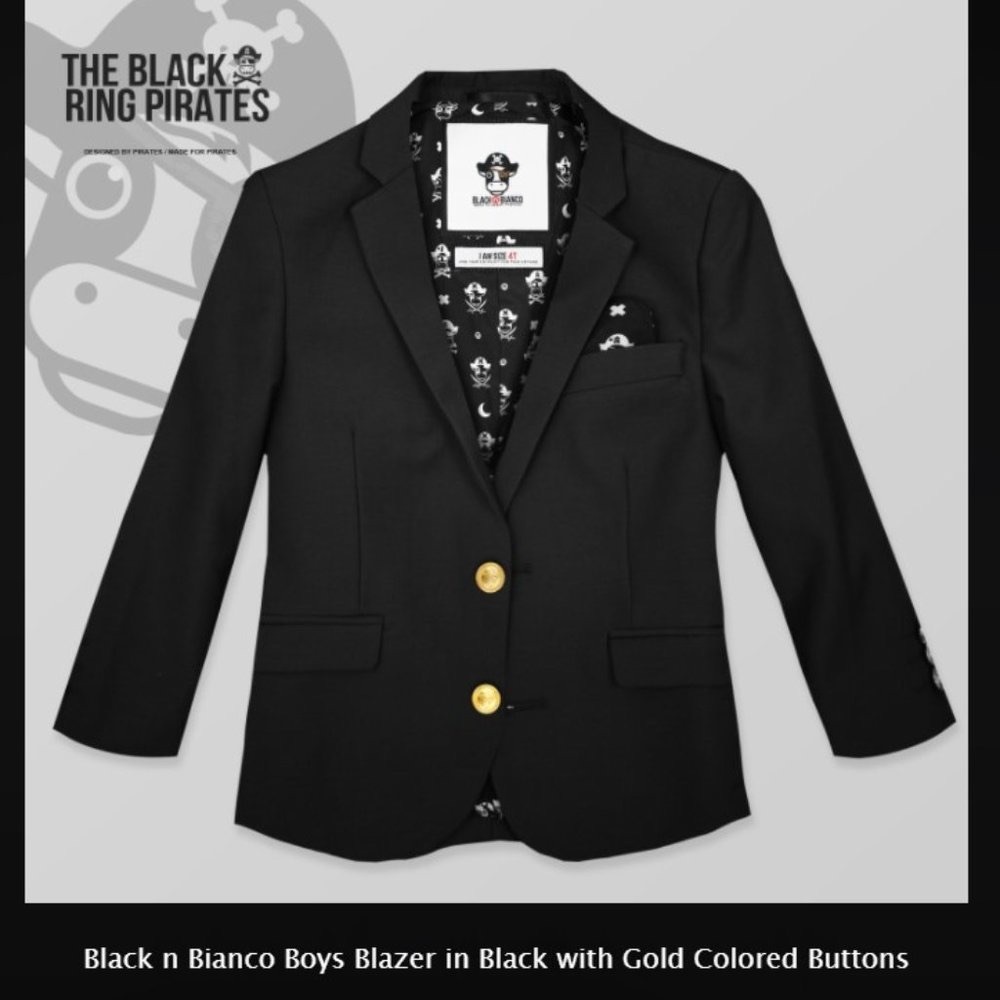 COPY - COPY - Black n Bianco Slim Fit Blazer 2T *EUC*